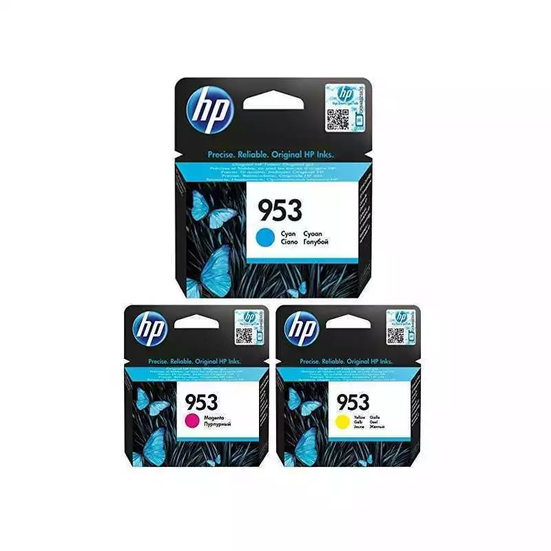 ✓ HP cartouche encre 953 cyan couleur cyan en stock - 123CONSOMMABLES