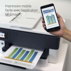 Imprimante Jet d'encre HP Officejet PRO 7720 couleur photocopie, scan, impression, A3, recto/verso, Wifi