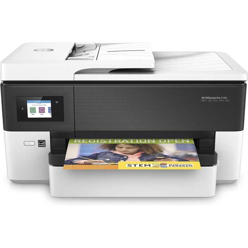 Imprimante Jet d'encre HP Officejet PRO 7720 couleur photocopie, scan, impression, A3, recto/verso, Wifi Imprimante Jet d'encre HP Officejet PRO 7720 couleur photocopie, scan, impression, A3, recto/verso, Wifi