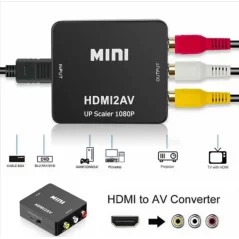 Adaptateur 1080P HDMI vers RCA AV CVBS 3RCA hdmi2av Composite vidéo Audio pour tv PC PS3 XBox