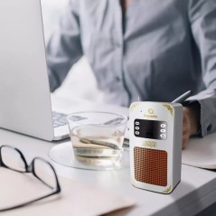 Haut-Parleur Mural EQUANTU SQ-669 Lampe de Bureau Radio Coran
