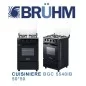 Cuisinière Bruhm BGC-55401B 4 Feux 50X50cm Noir