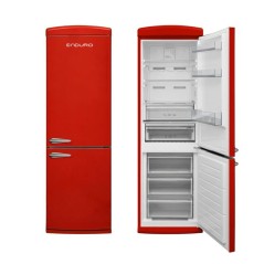 Réfrigérateur Enduro RCNR400POR Combine 3Tiroirs 400L A+ Nofrost Retro Orange