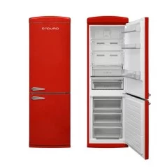 Réfrigérateur Enduro RCNR400POR Combine 3Tiroirs 400L A+ Nofrost Retro Orange