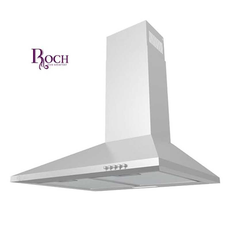 Hotte aspirante de cuisine ROCH RBH60PIRA 60X60 inox