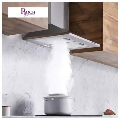 Hotte aspirante de cuisine ROCH RBH60PIRA 60X60 inox