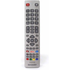 Télécommande pour Smart TV Sharp Aquos avec Netflix YouTube