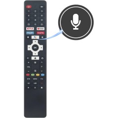 Télécommande pour téléviseur SMART TECHNOLOGY AD1835 avec bouton Netflix, YouTube, google Play