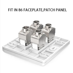 Module réseau SFTP 180 degrés blindé lan ethernet rj45 cat7