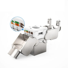 Module réseau SFTP 180 degrés blindé lan ethernet rj45 cat7