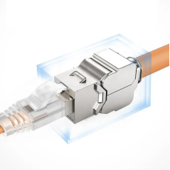 Module réseau SFTP 180 degrés blindé lan ethernet rj45 cat7