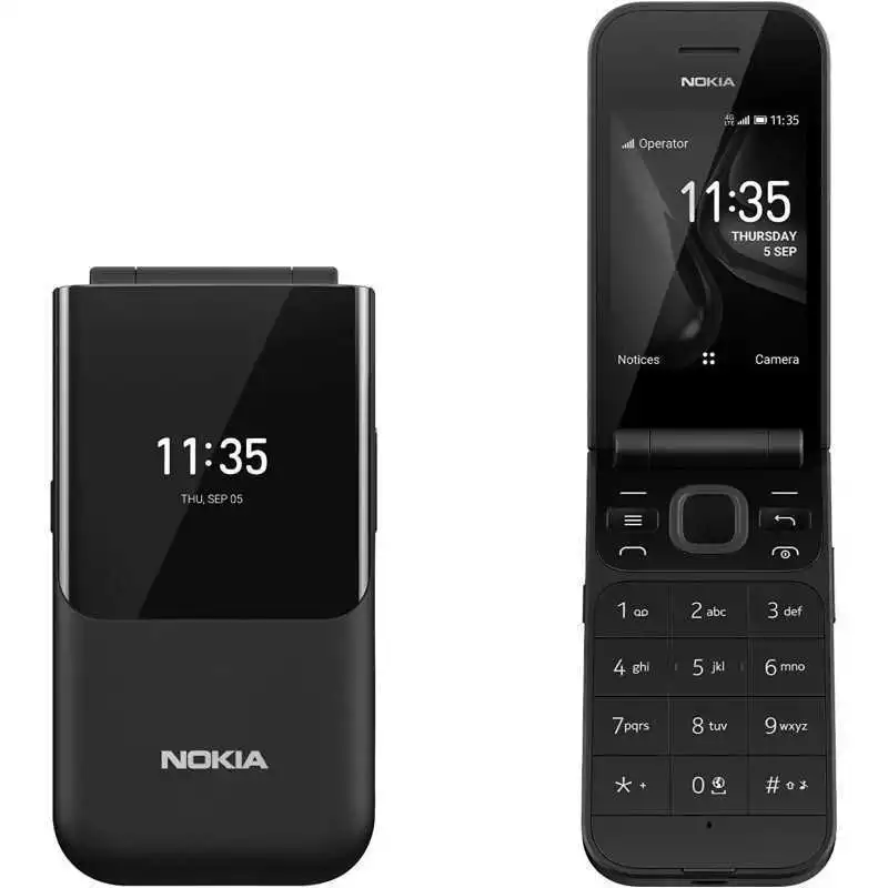 Téléphone portable clapet NOKIA 2720 original GSM 2G double carte TF Sim