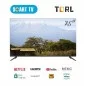 Téléviseur smart tv Android TORL 4K 75 pouces