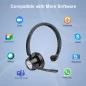 Casque Bluetooth sans fil NewBee BH60 avec microphone pour réunions en ligne