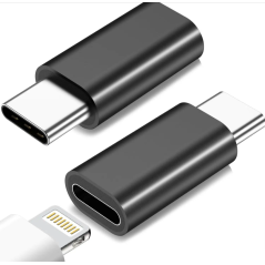 Adaptateur Lightning vers USB-C pour iPhone 15/15 Pro/15 Pro Max/15 Plus IPad
