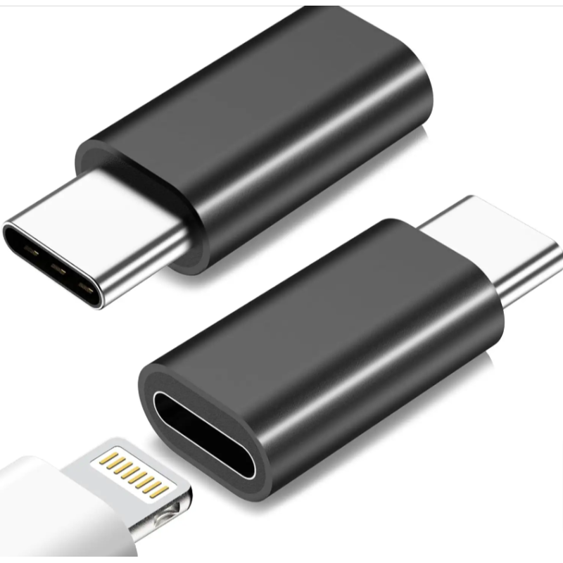 Adaptateur Lightning vers USB-C pour iPhone 15/15 Pro/15 Pro Max/15 Plus IPad