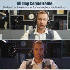 Casque filaire avec Microphone NewBee H361 pour Professionnel Téléphone Ordinateur