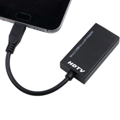 Adaptateur Micro USB vers hdmi, 1080P, pour vidéo et graphique