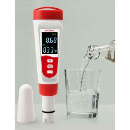 Testeur d'eau pH de haute précision numérique LCD pour l'eau potable