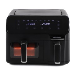 Friteuse a air électrique HISENSE H09AFBK2S5 5.3 litre et 3.3 litres double
