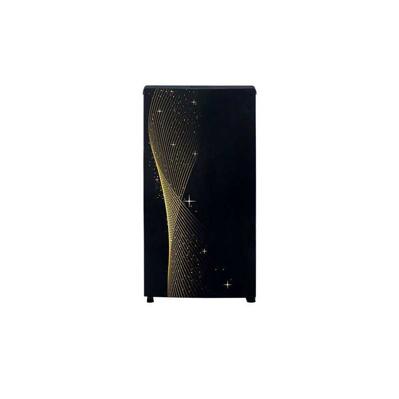 Réfrigérateur HAIER HR-185MSG 1 porte 145 litres noir gold Réfrigérateur HAIER HR-185MSG 1 porte 145 litres noir gold