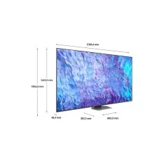Téléviseur Smart TV Samsung 98Q80C QLED 4K Neural Quantum avec Alexa intégré