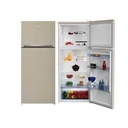Réfrigérateur BEKO RDSE450K20B 2 portes defrost 400 litres beige