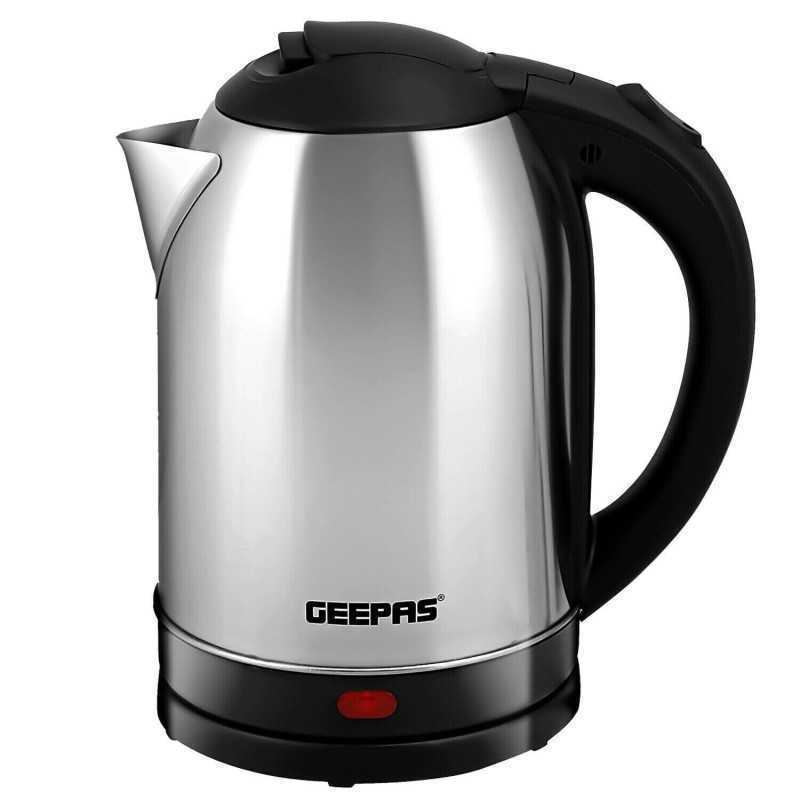 Bouilloire électrique en acier inoxydable GEEPAS GK5466M 1,8 litres 1500 watts Bouilloire électrique en acier inoxydable GEEPAS GK5466M 1,8 litres 1500 watts