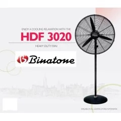 Ventilateur industriel sur pied en fer BINATONE HDF-3020