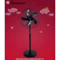 Ventilateur sur pied BINATONE TS-1880 100w