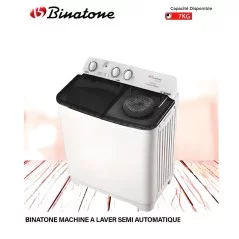 Machine a laver BINATONE BMW-070B semi automatique 7 kg