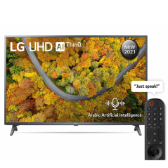 Téléviseur LG UP751 LED Smart TV ThinQ AI, webOS 4K UHD 55 pouces