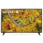 Téléviseur LG UP751 LED Smart TV ThinQ AI, webOS 4K UHD 55 pouces