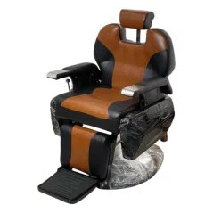 Chaise salon de coiffure de luxe ergonomique rétractable, avec repose-pieds et disque