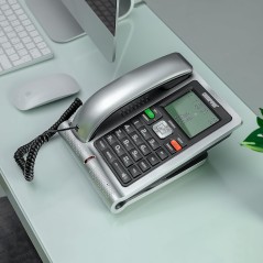 Téléphone Fixe GEEPAS GTP28011 avec identification de l'appelant