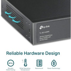 Switch Gigabit TP-Link TL-SG1428PE 28 ports 10/100/1000 Mbps dont 24 ports PoE+ (+ 2 ports SFP 1 Gbit/s)