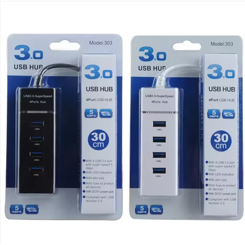 Hub USB 3.0 / 1 Multifonction 4 Ports