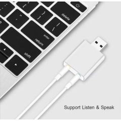 Carte son stéréo externe 3D virtuelle 7.1 canaux