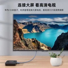 Cable HDMI 4K V2.0 Jinghua H310 Gris 2 mètres