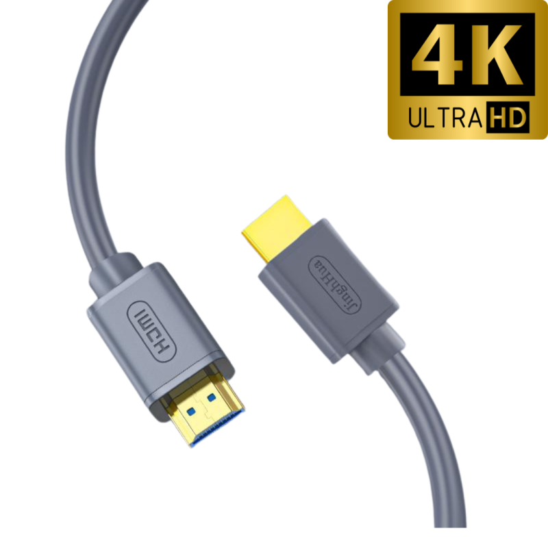 Cable HDMI 4K V2.0 Jinghua H310 Gris 2 mètres Cable HDMI 4K V2.0 Jinghua H310 Gris 2 mètres
