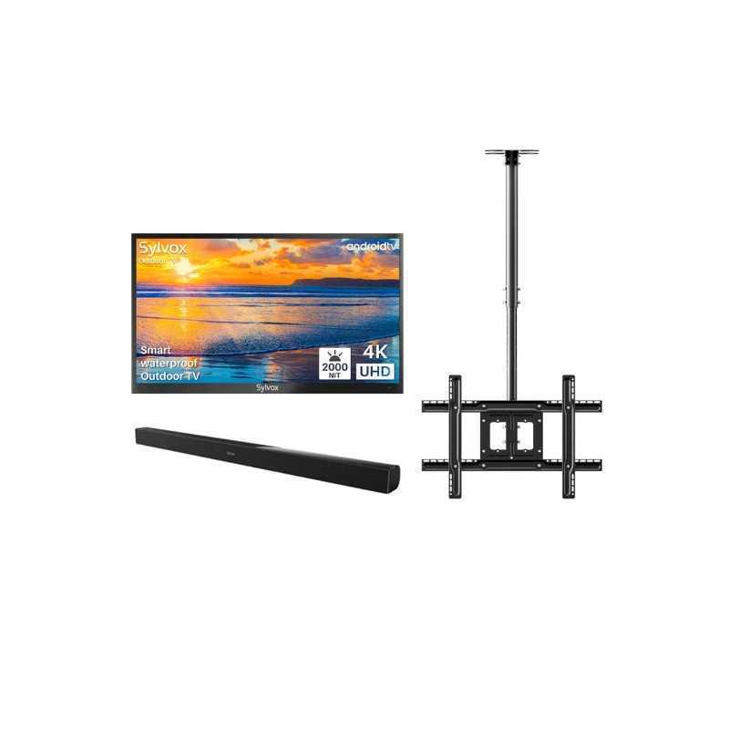 Support téléviseur plafonnier D03 pivotable de 42 a 75 pouces Support téléviseur plafonnier D03 pivotable de 42 a 75 pouces