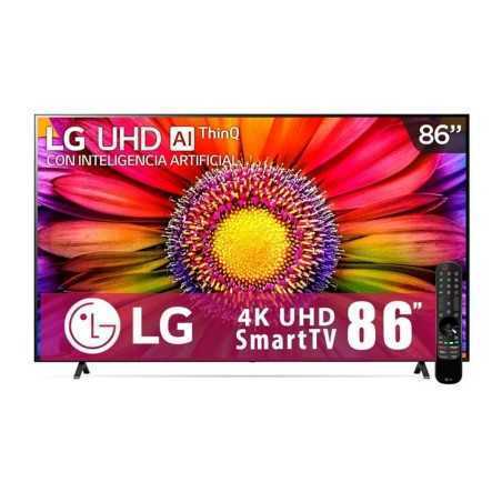 Téléviseur LG 86 pouces Classe UR8000 série LED 4K UHD Smart webOS 23 avec ThinQ AI TV