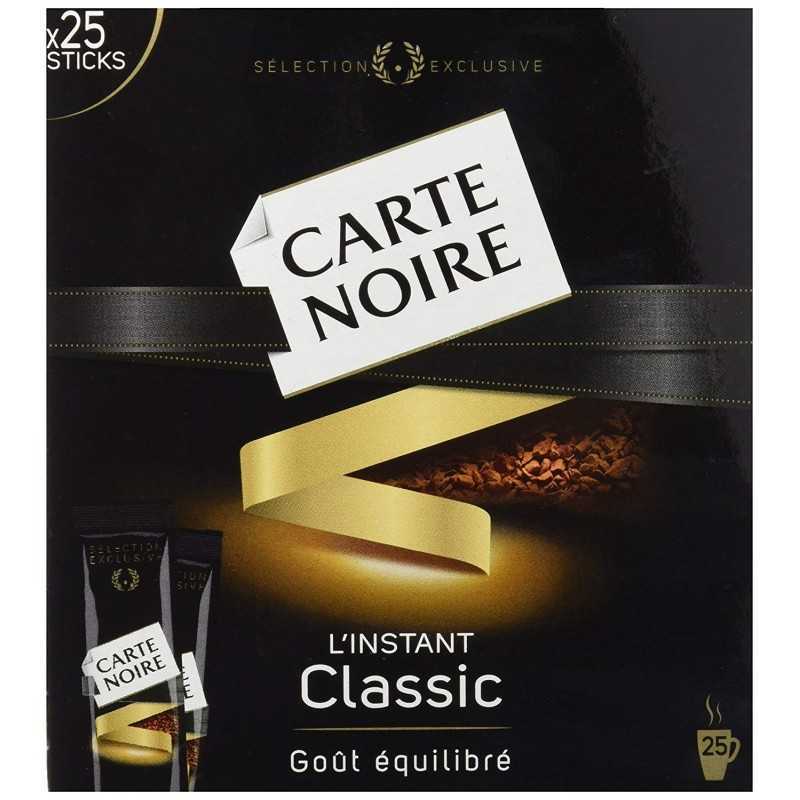Café Soluble 25 Sticks 45g Carte noire