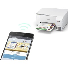 Imprimante jet d'encre Epson L3256 A4 Jet d'Encre 5760 x 1440DPI 10ppm Wi-Fi USB Blanc