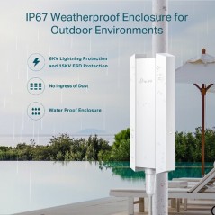 Point d'accès extérieur sans fil double bande TP-Link EAP650-Outdoor AX3000