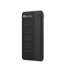 Power Bank 10000mAh Noir Avec 1 Entrée Micro/Type-C Et 2 Sorties USB