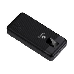 Power Bank Baraka BRK-PB15 20000mAh Noir Avec 1 Entrée Micro/Type-C Et 2 Sorties USB