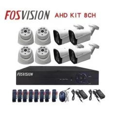 Kit vidéosurveillance Analogique Fosvision 8 caméras Avec Fil