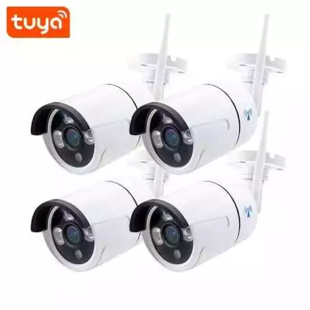 Kit 4 de Caméra Surveillance (Vidéosurveillance) WiFi Intelligent 5G NVR