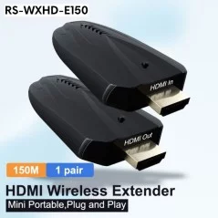 Kit émetteur et récepteur d'extension USB C vers TV HDMI sans fil 150M TX RX pour projecteur de moniteur TV